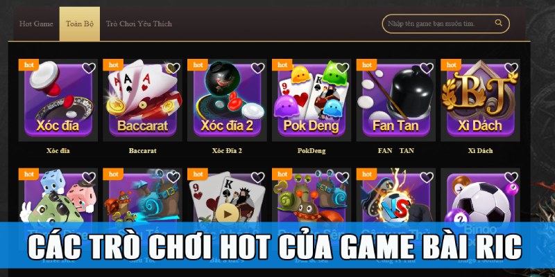 Game Bài Ric – Đấu Trí Kịch Tính Săn Thưởng Hoành Tráng 2 Trang Chủ Jun88.com #1 Việt Nam Các tựa game đánh bài ăn tiền đỉnh cao của Ric