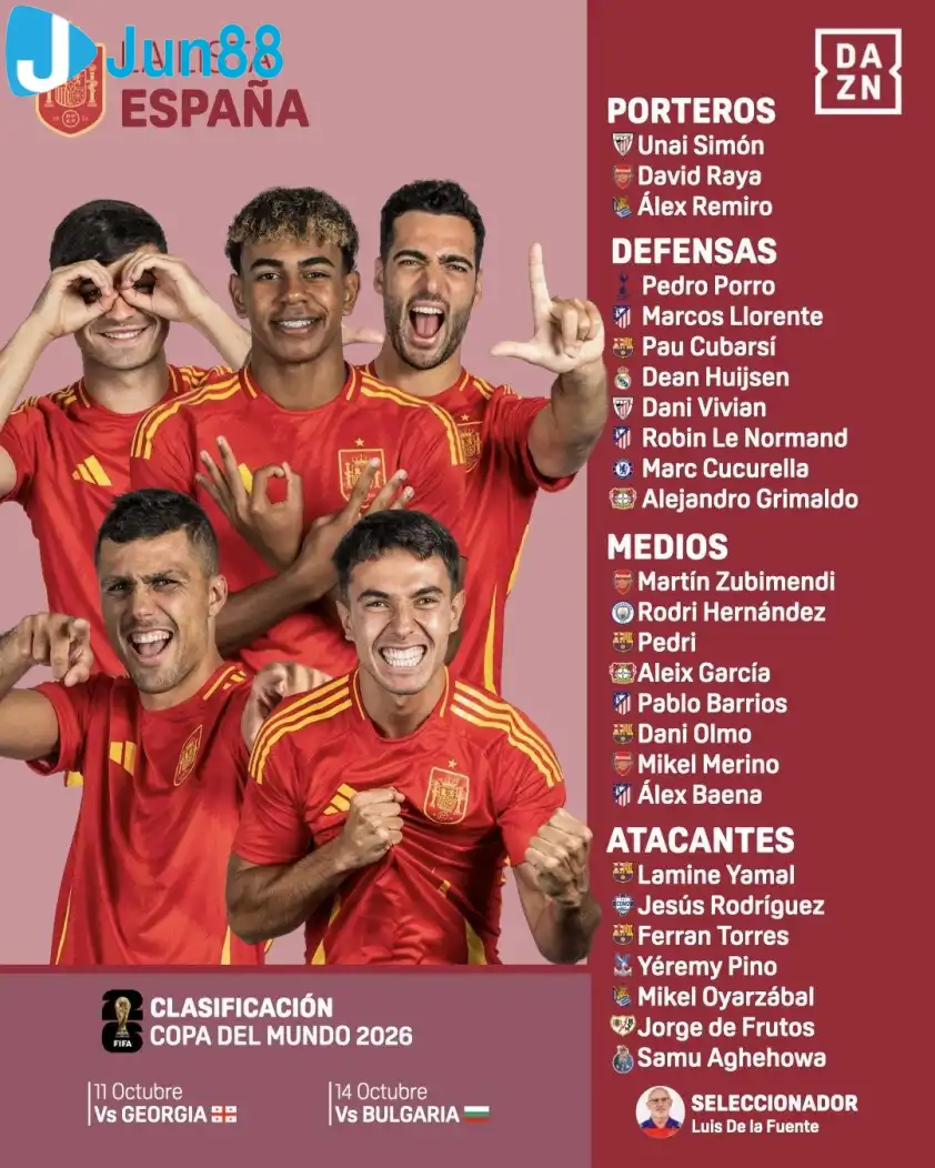 Yamal vẫn có tên trong danh sách triệu tập dù đang chấn thương. (Ảnh: DAZNfutbol) Yamal vẫn có tên trong danh sách triệu tập dù đang chấn thương. (Ảnh: DAZNfutbol)